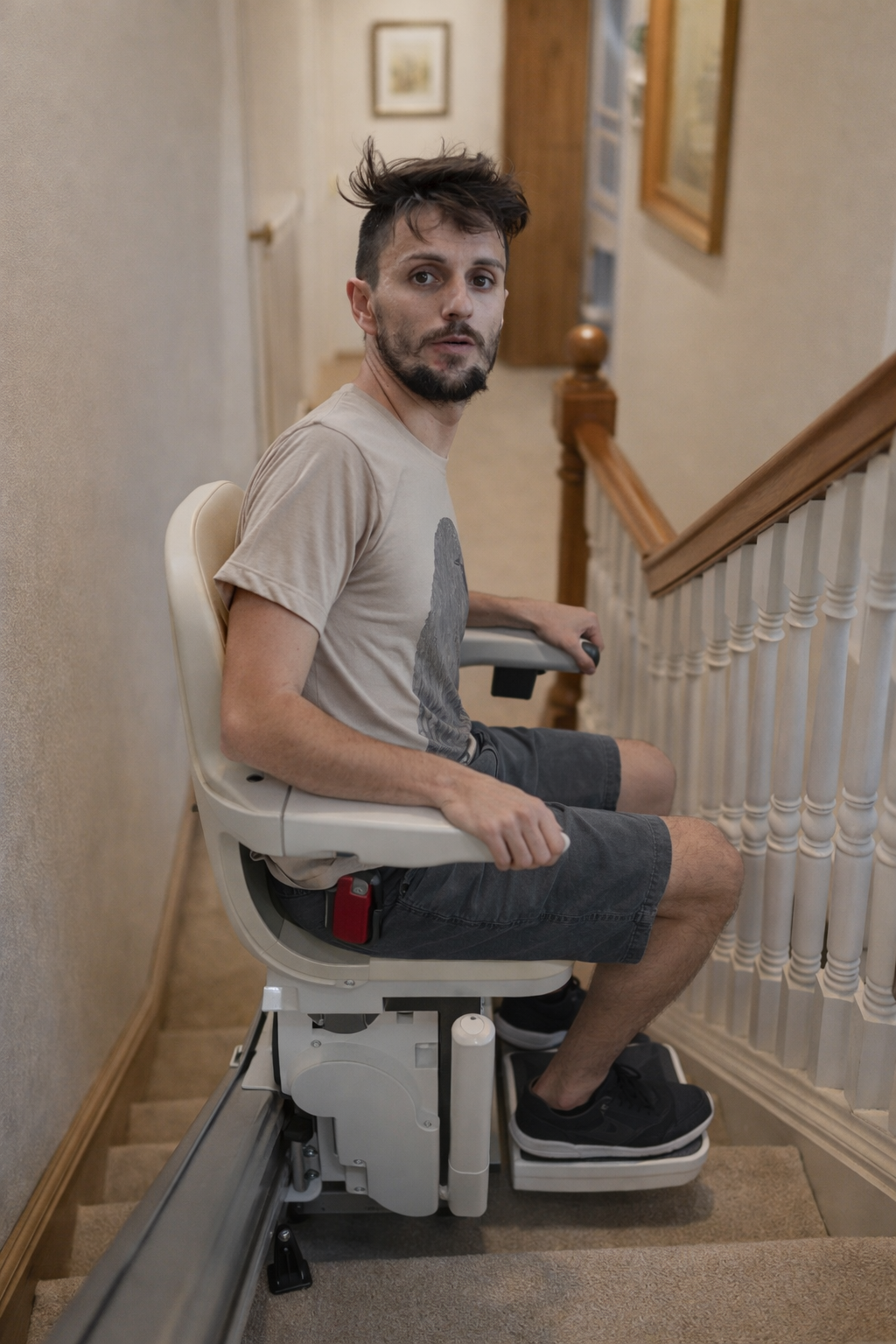 Montascale curvilineo per scale con curve - soluzione personalizzata